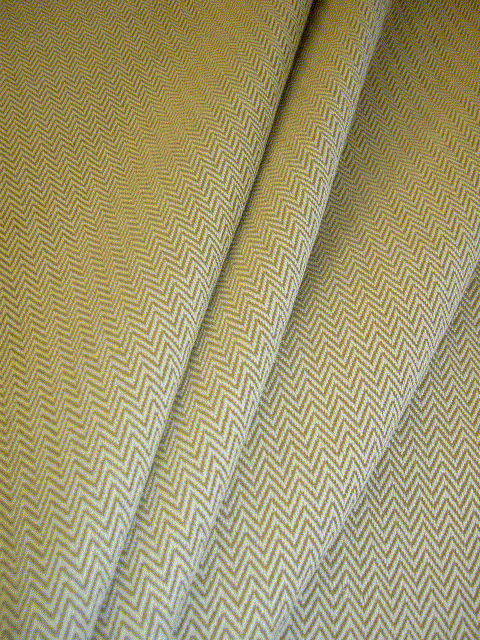 Animated draped Laura & Kiran Chevron Twill Plain Color Cream Tan 1114/2 Home Decor Fabric by the yard