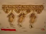 Beaded Tassel Trim Pattern CD0002-1 Color Slate - click on to enlarge