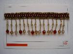 Beaded Tassel Trim Pattern DW0509223 Color R - click to enlarge