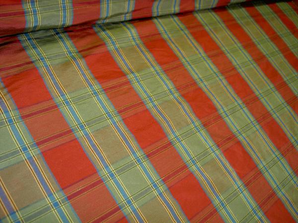 Bravo Pattern Kashgar Color Jewel Plaid Drapery Fabric D072707-003 - click to order