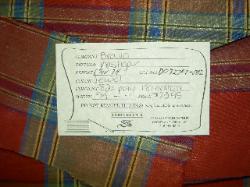Schindlers Fabrics and Upholstery Shop Tag for this discount designer multipurpose fabric