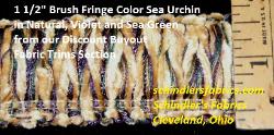 Brush Fringe Color Sea Urchin