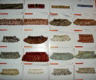 Brush Fringe and Gimp Fabric Trim Selections - click on for thumbs
