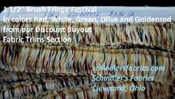 Brush Fringe in Color Festival