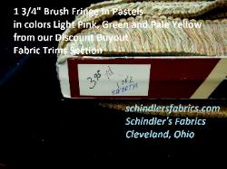 Brush Fringe in Pastels