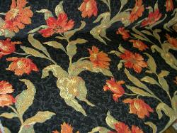 Angle view Swavelle Mill Creek Chenille Illiana Onyx Upholstery Fabric