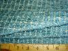 Chenille Upholstery Fabric Irish Meadow Teal Closeout Fabric - click on for more images