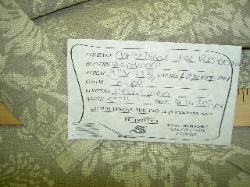 Schindlers Fabrics and Upholstery Shop Tag for this discount designer multipurpose fabric