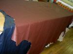 Closeout Austrian Made Leather Hide Color Blue or Burgundy for Upholstery