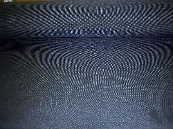 Closeout Navy Blue Canvas Texture Upholstery Fabric
