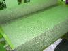 Poly Felt Terry Cloth Color Green Discount Designer Fabric on Sale