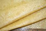 Get a sample of this Closeout Retro Designer Fiberglass Color Gold Drapery Fabric on Sale