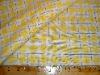 Closeout Yellow Blue White Plaid Check Multi-use Fabric