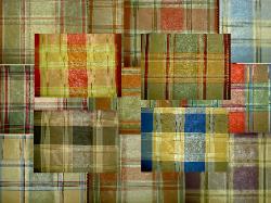 Colorways of Bravo Pattern Kashgar Plaid Drapery Fabric available by Special Order - click to see more