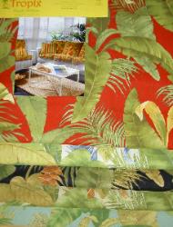 Indoor Outdoor spun polyester canvas Swavelle Lucian Terrace Colorways