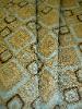 Contemporary Chenille Geometric Design Upholstery Fabric Pattern Trix Color Blue by the yard