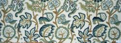Crewel Linen Wool Embroidery Color Asure Home Decor Discount Fabric