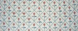 Crewel Linen Wool Embroidery Color Blue Home Decor Designer Fabric