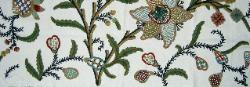 Crewel Linen Wool Embroidery Color Multi Home Decor Designer Fabric