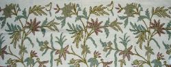 Crewel Linen Wool Embroidery Home Decor Drsigner Fabric