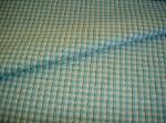 Click for Design Cheap Clearance Sale P Kaufmann Cambridge Check Color Turquoise Fabric for Home Decor page