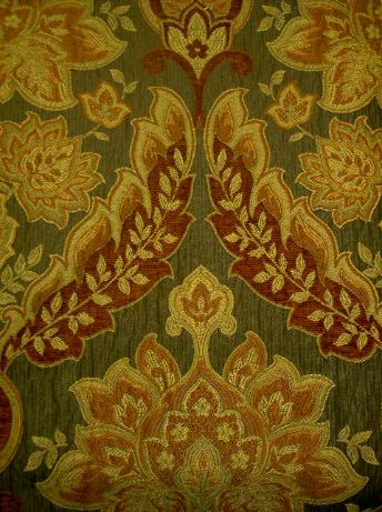 Devianna Damask Color Mahogany Beautiful Durable Plush Finish Furniture Upholstery Fabric