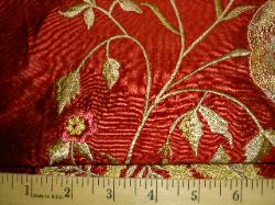 Pattern and texture closeup of this interior decorating fabric at Schindler's
