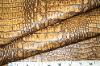 Crocodile skin design Discount Mitchell Fabrics Pattern Crock Color Bittersweet Upholstery Vinyl Fabric - click to see more images