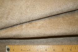 Pattern and texture closeup of Dune Road Color Peat from Marcovaldo Fabrics Suede Collection Upholstery Fabric
