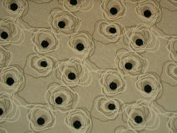 Sample image of Duralee Pattern Unravelled 71008 Color 106 Carmel from Suburban Home Chancery Collection, upholstery, drapery window treatment, interior decorating, cut yardage