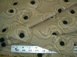 Swatch image of Duralee Pattern Unravelled 71008 Color 106 Carmel from Suburban Home Chancery Collection at Schindlers