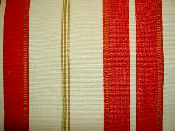 Duralee Pattern Vice Stripe 73010 Color 203 Poppy Red By the Yard Home Decor Fabric
