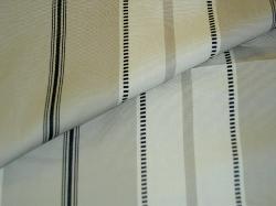 Folded Duralee Pattern Vice Stripe 73010 Color 562 Platinum By Yard Home Decor Fabric