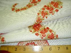 Closeup of pattern and texture of linen cotton home decor fabric at Schindler's Fabrics