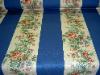 Folia Ralph Lauren Waterfront Floral Stripe Color Blue Closeout Home Dec Fabric