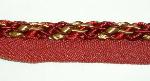  Genova 787 Wine, Red and Camel Decorator Cordette Trim from Erie Islands Fabrics Collection