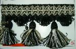 Genova 798 Black, White & Sand Decorator Tassel Trim Erie Islands Fabrics Collection Genova