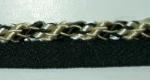 Genova 798 Black, White and Sand Decorator Cordette Trim from Erie Islands Collection