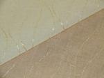 Gold Chainette on Sheer Ivory Fabric polyester drapery fabric for window treatments