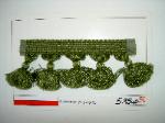 Marcovaldo Fabrics Naples Color 6407 Green Fabric Tassel Trim for Drapery Upholstery Home Decor