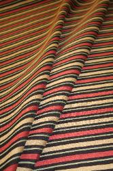 Marcovaldo Fabrics Pattern Kathmandu Color Night Railroaded Stripes Upholstery Fabric