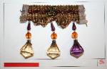 Marcovaldo Fabrics Venice Color 8014 Crystal Tassel Fabric Trim from our trim tassel fringe cording gimp collection