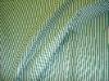 Vertical Green Stripe Cotton Multipurpose Fabric on Sale
