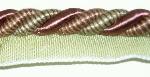 Messina 118 Plum Purple & Linen Decorator Cord Trim from Erie Islands Collection
