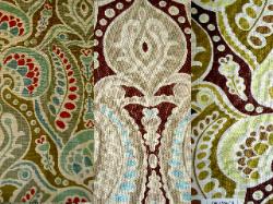 Natural Linen Pattern Nova F-05601-5C ColorWays Home Decor Fabric