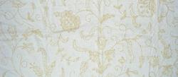 New Crewel Linen Wool Embroidered Fabric 