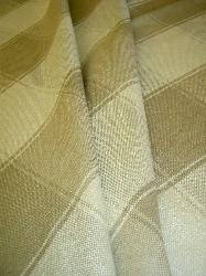 Draped Our Fabric Warehouse Outlet Clearance Sale P Kaufmann Hacienda Check Color Flax for Home Decor
