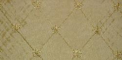 Swatch image of Pattern Elegante Diamond Design with Embroidery Color 3 Gold Drapery Fabric by the yard