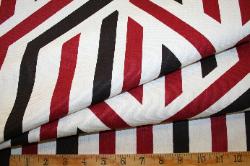 Closeup shot Prestigious Textiles Pattern Delta Color Ruby Interior Decorating Fabric