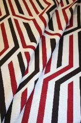Prestigious Textiles Pattern Delta Color Ruby Interior Decorating Fabric Drape 2